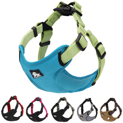 Harnais Gilet Néoprène pour Chien – Ultra-Léger, Rembourré, Réfléchissant, 6 Coloris