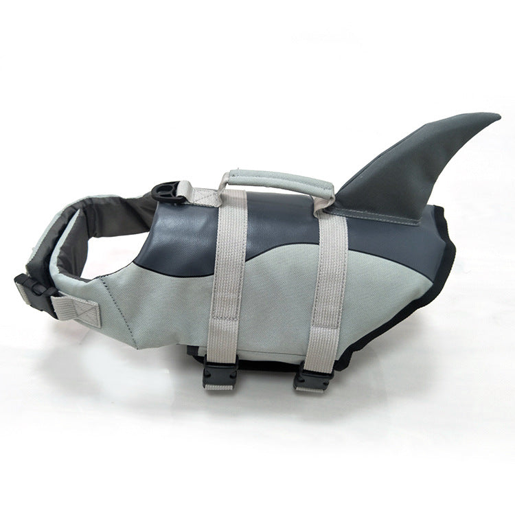 Gilet de Sauvetage pour Chien – Édition Requin & Sirène, Flottaison Sécurisée, Poignée Dorsale
