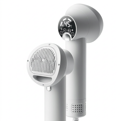 Sèche-Poils Pro Silencieux 2-en-1 pour Chien & Chat – Moteur 40 000 RPM, Écran LED