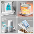 Wireless Thermostatic Cat Water Dispenser With 2-in-1 Drinking Feature